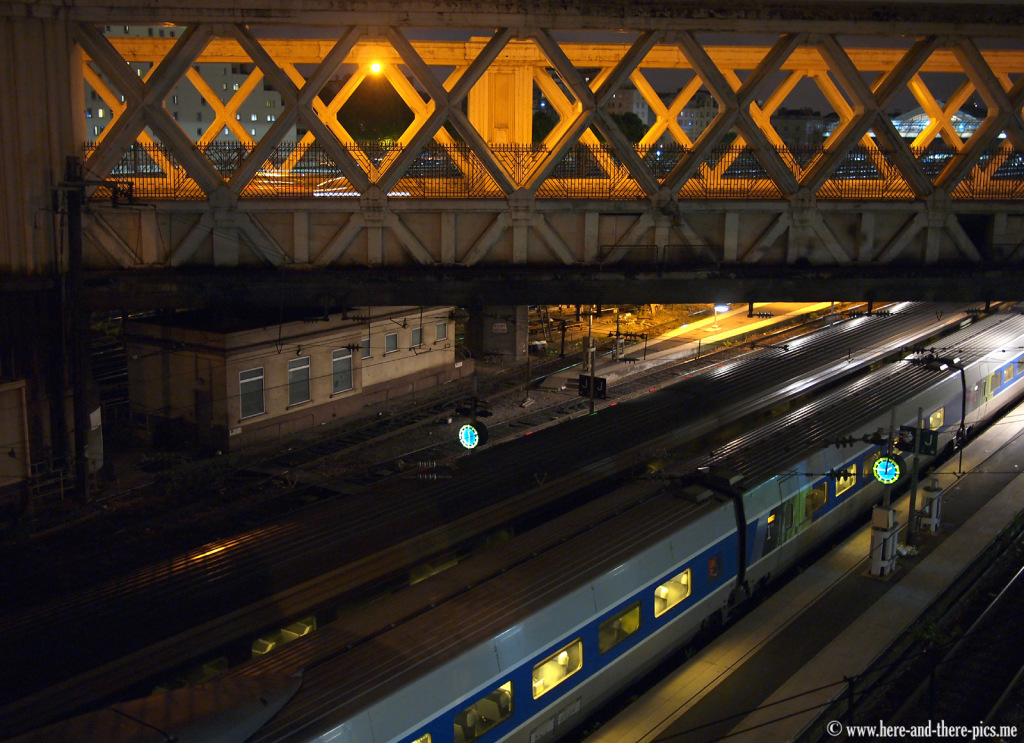 Gare de l'Est by night, Paris, France